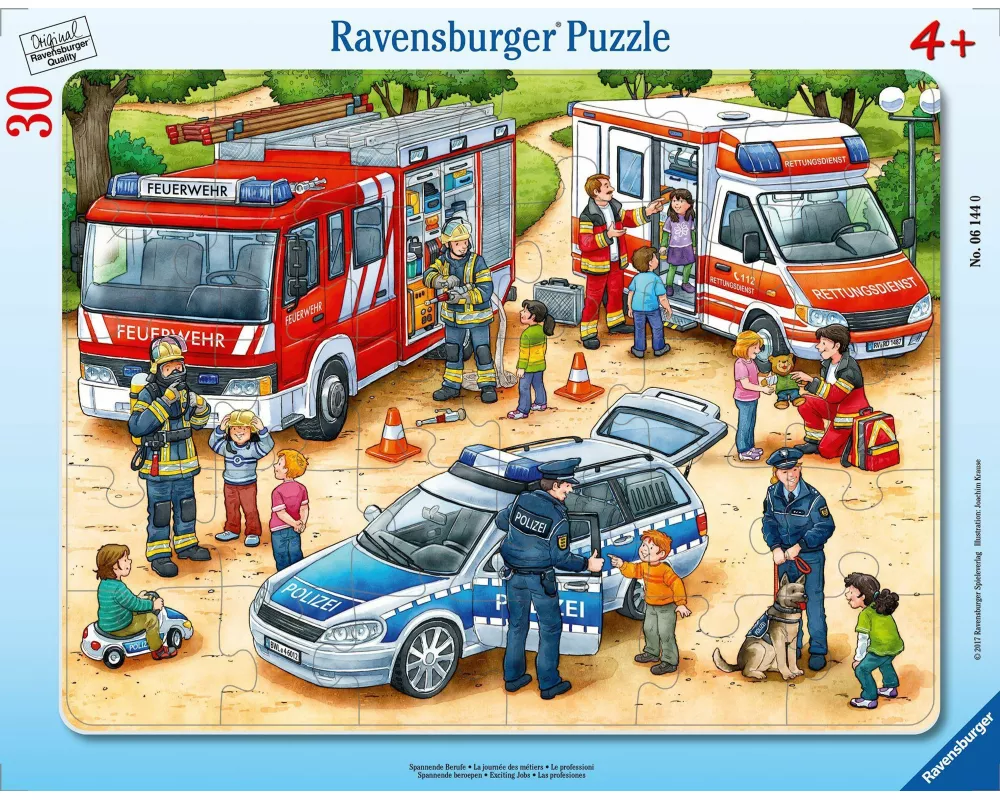Kinderpuzzle 30 Teile - Spannende Berufe
