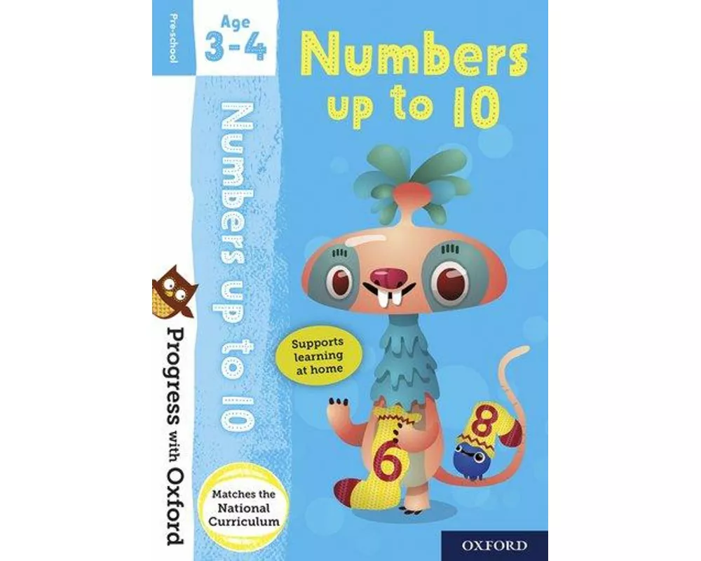 Progress with Oxford: Progress with Oxford: Numbers Age 3-4 - Prepare for School with Essential Maths Skills