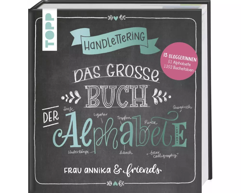 Handlettering. Das große Buch der Alphabete