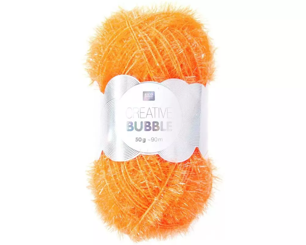 Rico Design Wolle Creative Bubble 50 g Neon Apricot