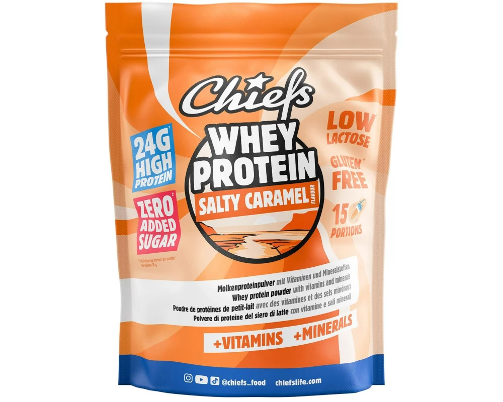Chiefs Proteinpulver – Salty Caramel Caramel 450 g