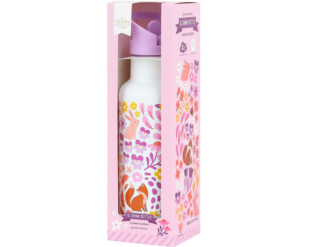 ALLC Trinkflasche XL 500ml DBSXFG93 Flower Garden