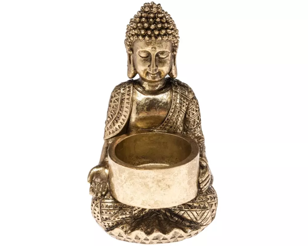 Boltze Teelichthalter Buddha Jarven 1 Stück, assortiert