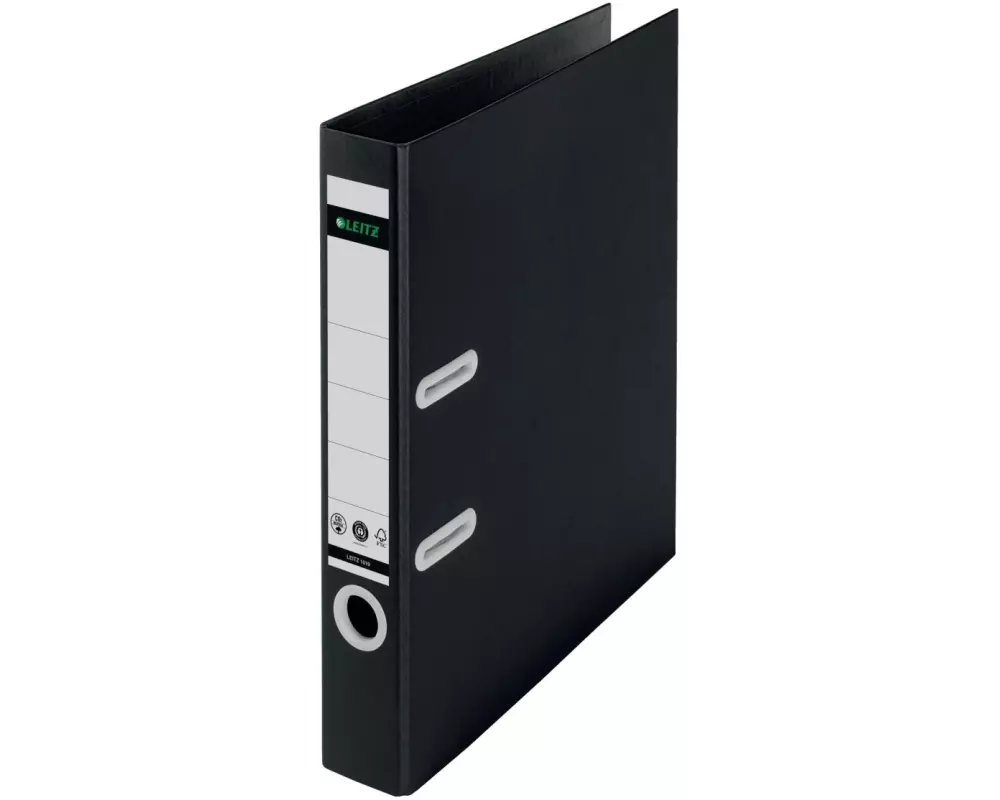 Leitz Ordner 180° Recycle A4 5 cm, Schwarz