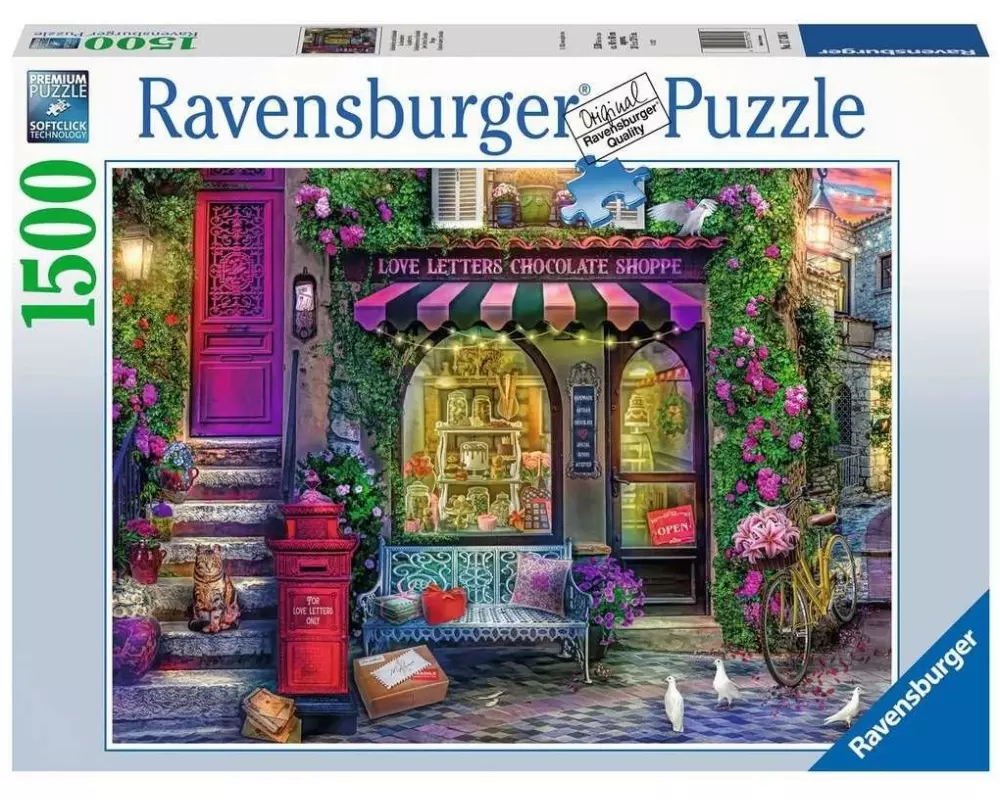 Ravensburger Puzzle Liebesbriefe und Schokolade