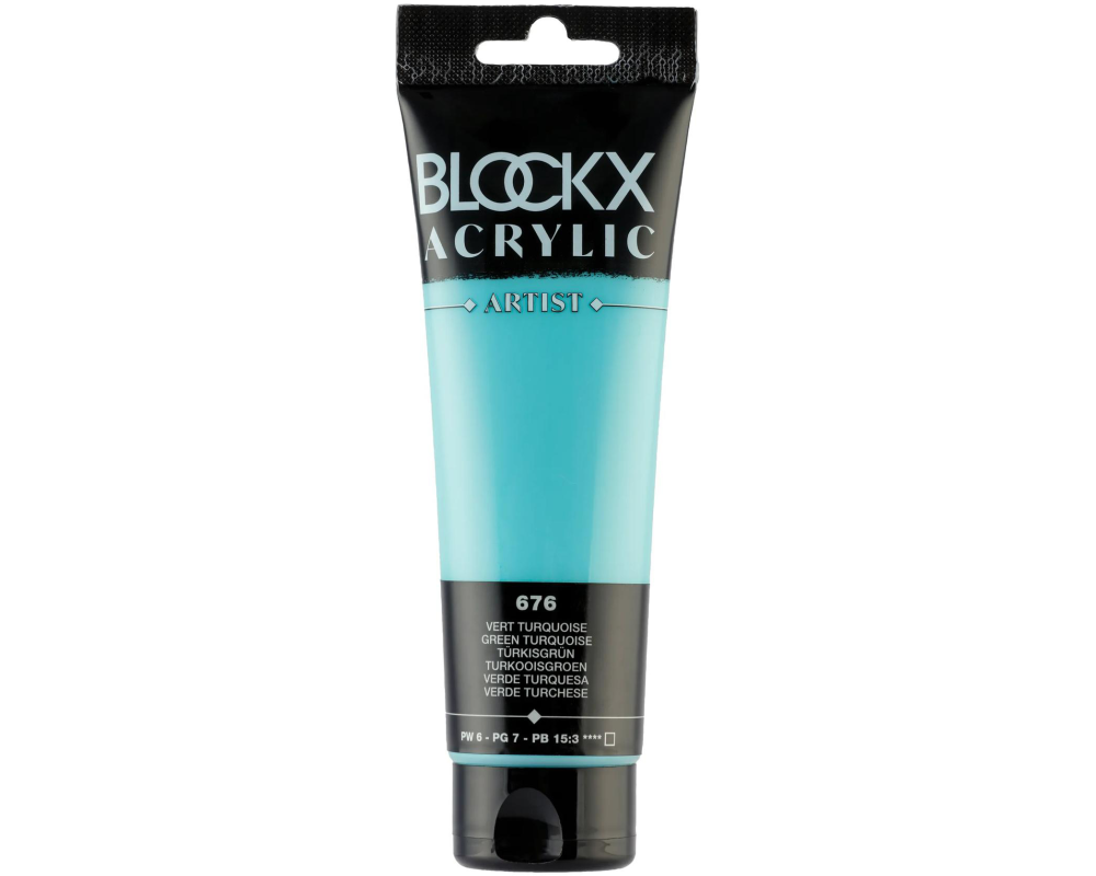 BLOCKX Acrylfarbe 120ml 60676BXC türkisgrün