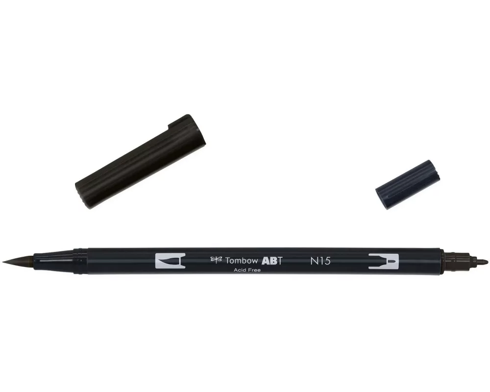 Tombow Dual-Brush Pen Schwarz