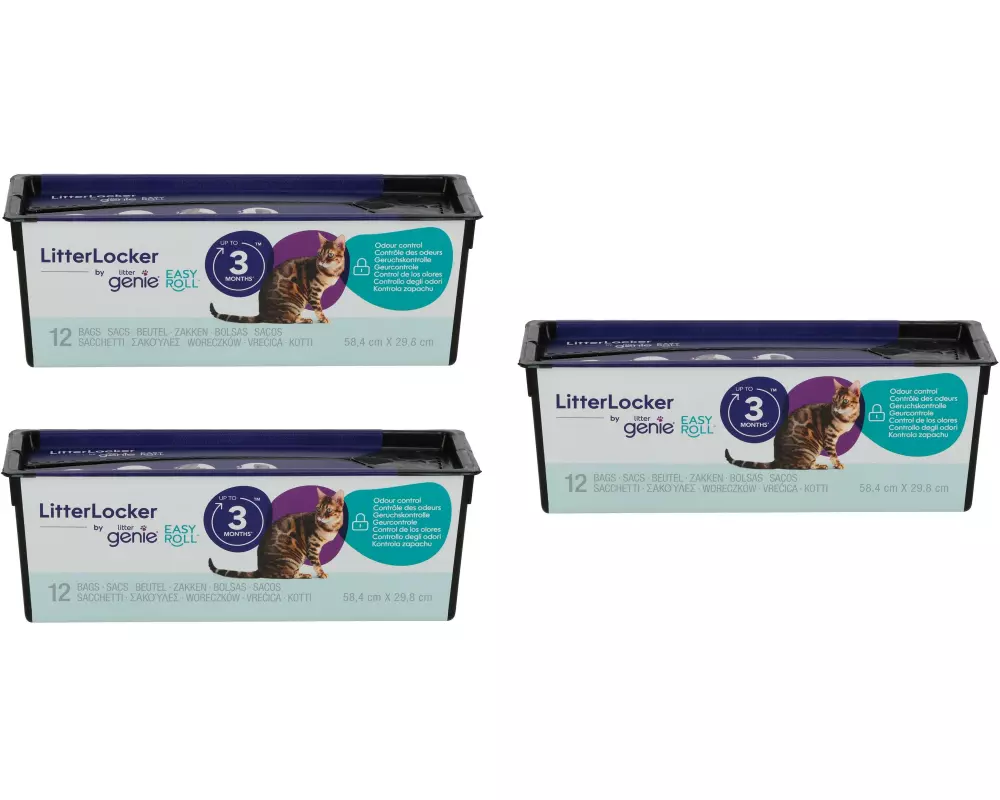 LitterLocker Nachfüllkassette EasyRoll 3 Stück