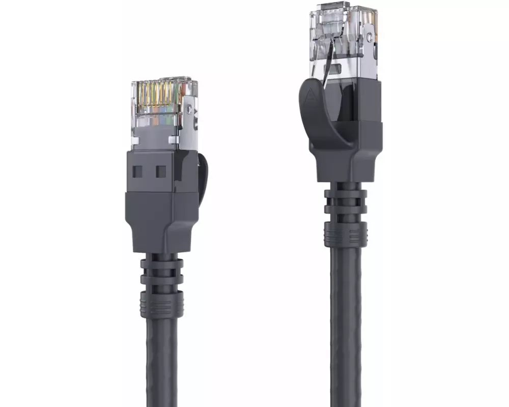 PureLink Patchkabel Cat 6A, S/FTP, 50 m, Schwarz