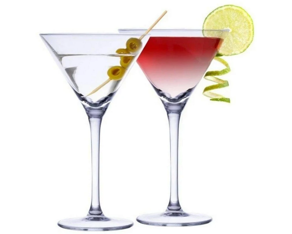 alpina Martini-Gläser 220 ml, 4 Stück, Klar