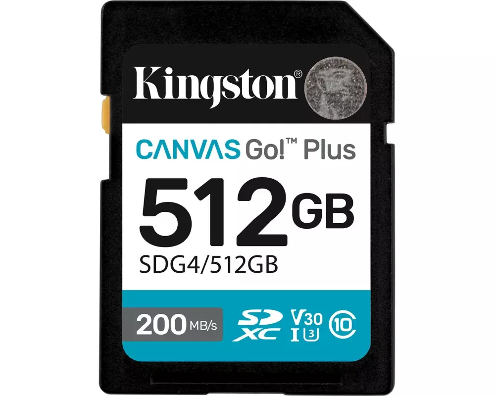 Kingston SDXC-Karte Canvas Go! Plus 512 GB