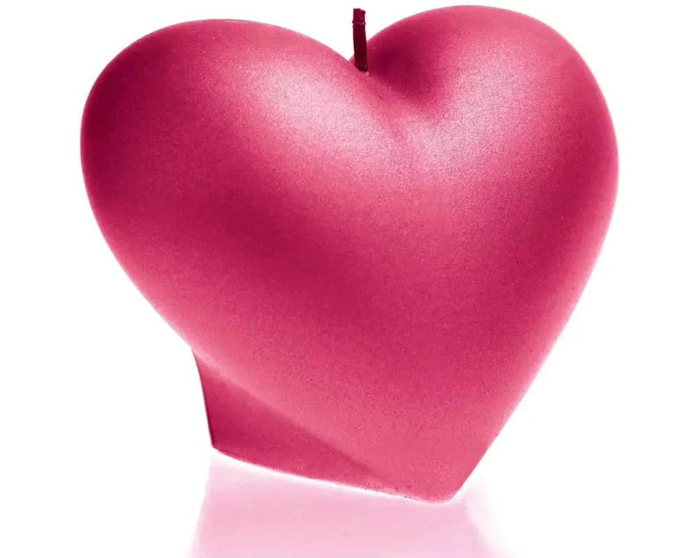 Candellana Kerze Herz Pink