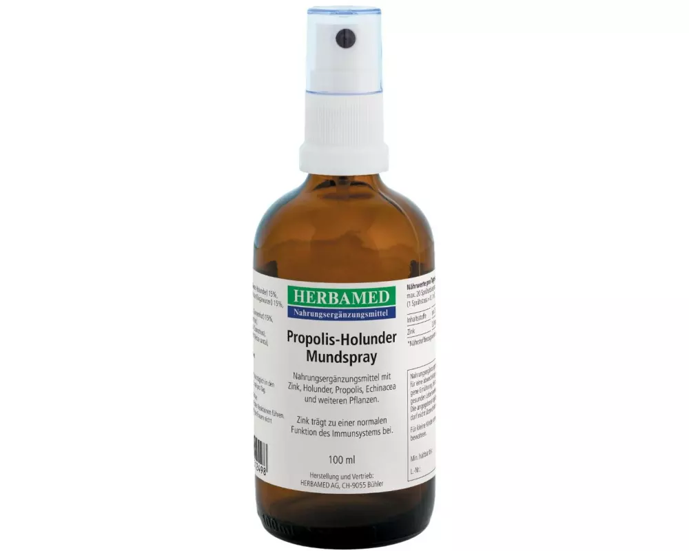 Herbamed Propolis-Holunder Mundspray 100 ml