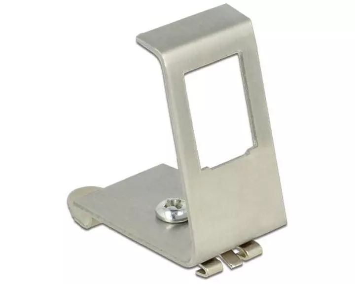 Delock Hutschienenhalter Keystone für 1x Anschluss