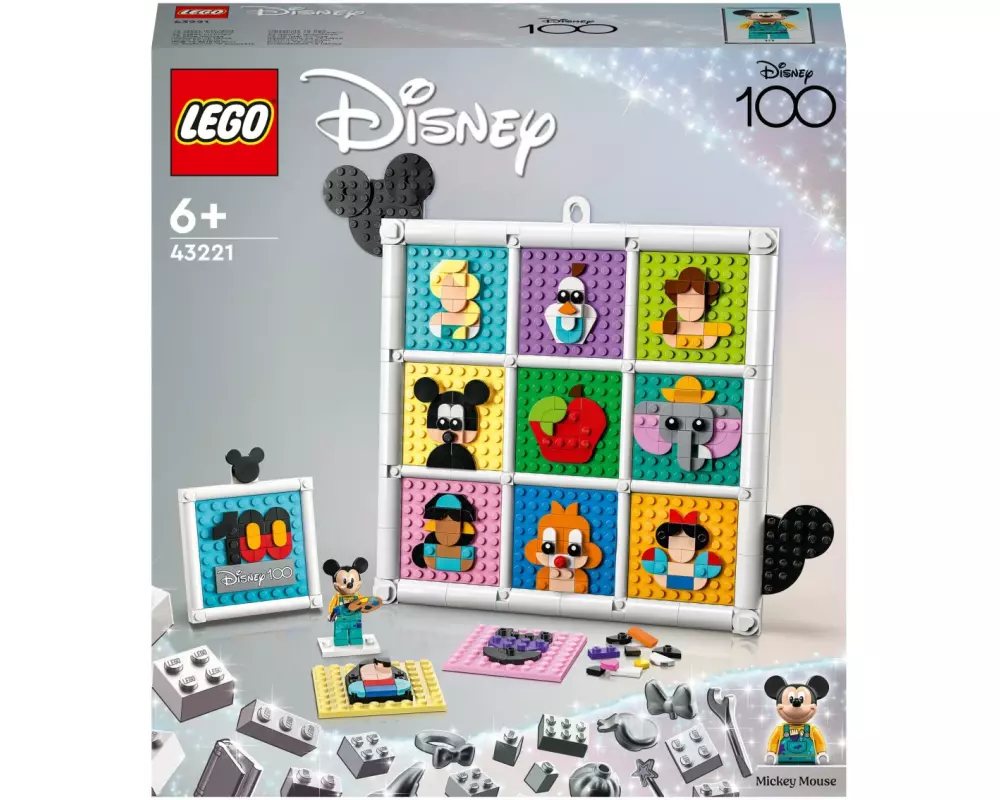 LEGO® Disney 100 Jahre Disney Zeichentrickikonen 43221