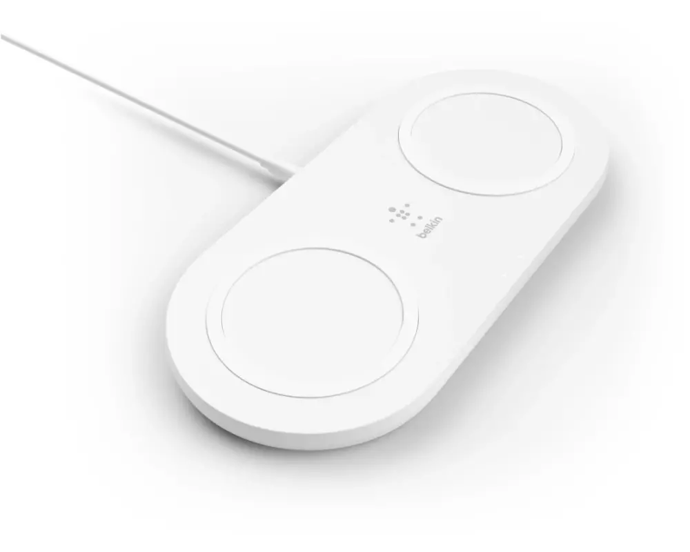 Belkin Wireless Charger Boost Charge Dual 15W Weiss