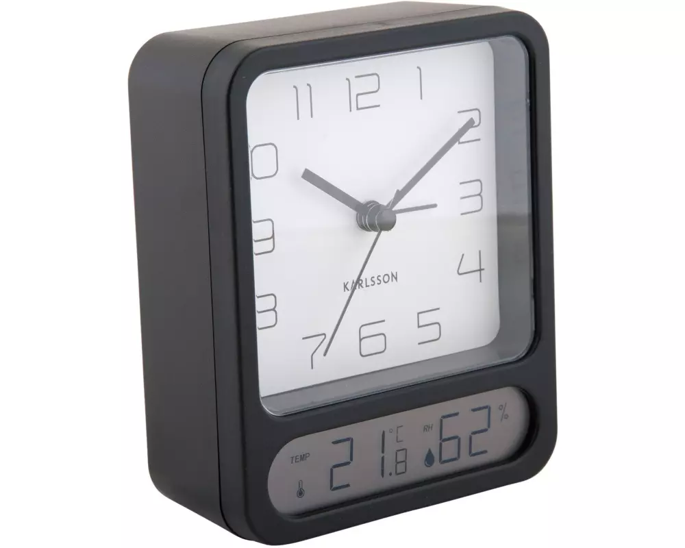 KARLSSON Digitalwecker Duo Black
