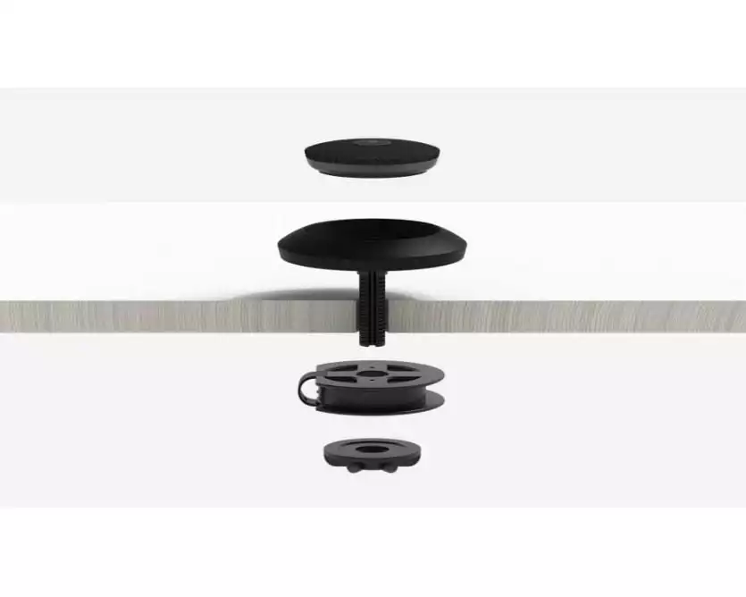 Logitech Halterung für Rally Mic Pod Schwarz