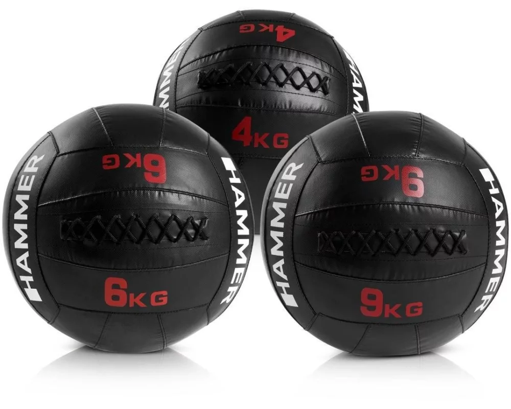 HAMMER Wall Ball Competition 4 kg PVC-Mesh schwarz