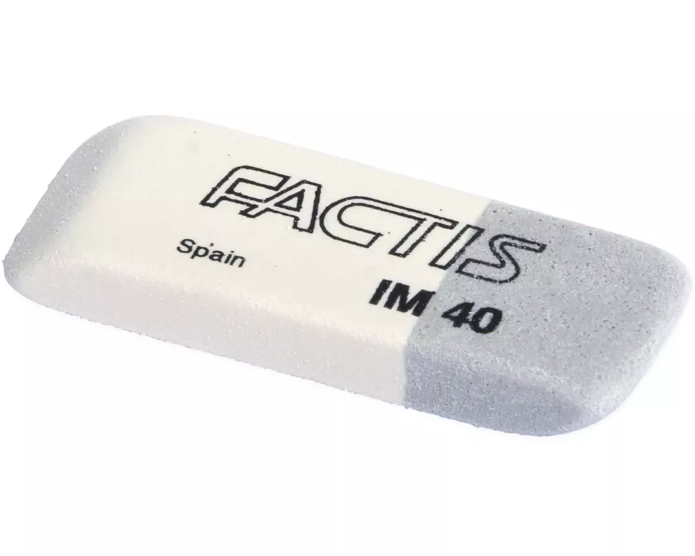 Factis Radiergummi IM40 Grau/Weiss