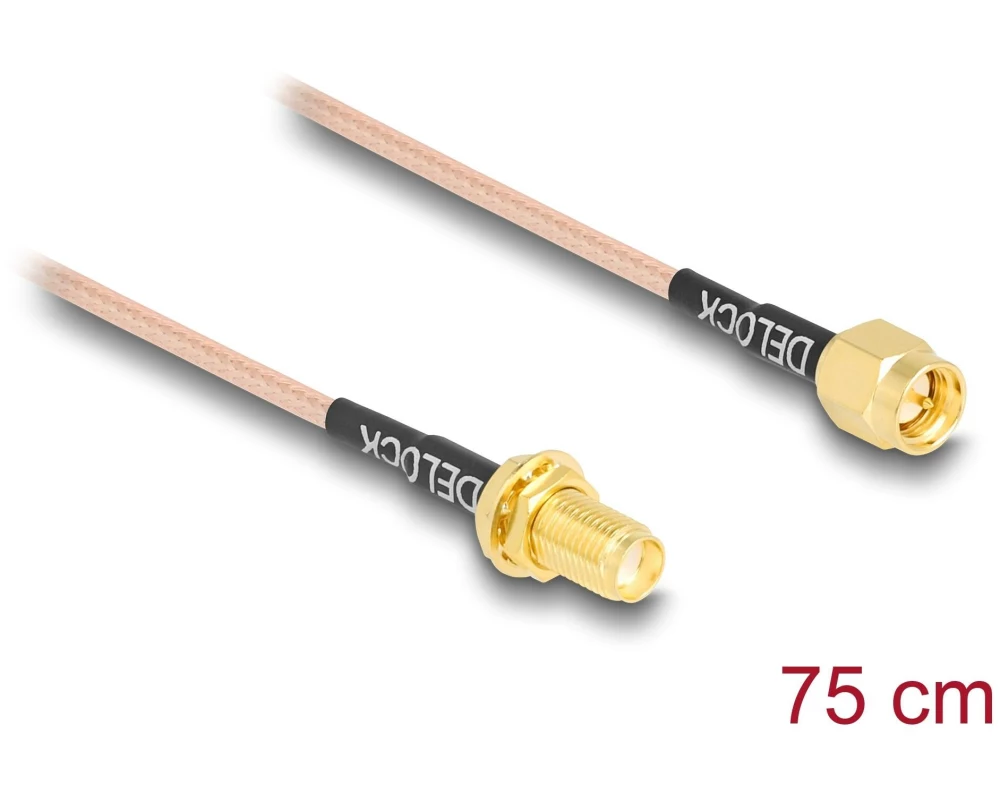 Delock Antennenkabel SMA zu SMA, 0.75 m
