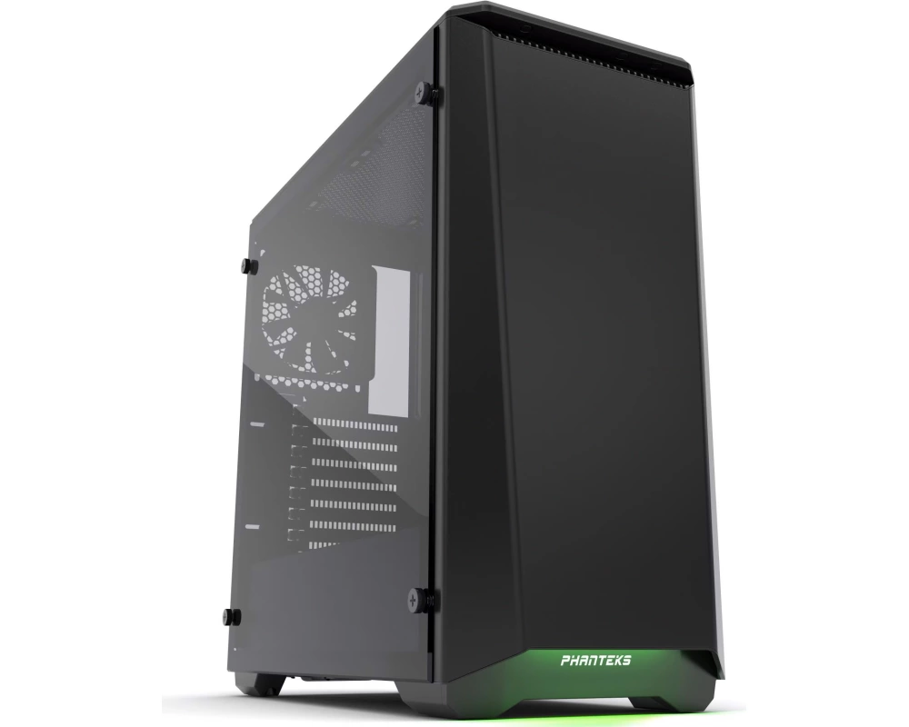 "Eclipse P400 Midi-Tower, Tempered Glass - schwarz"