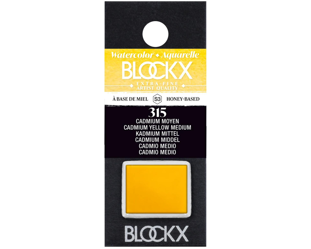 BLOCKX Aquarellfarbe 1.5ml 41315BXC kadmium mittel