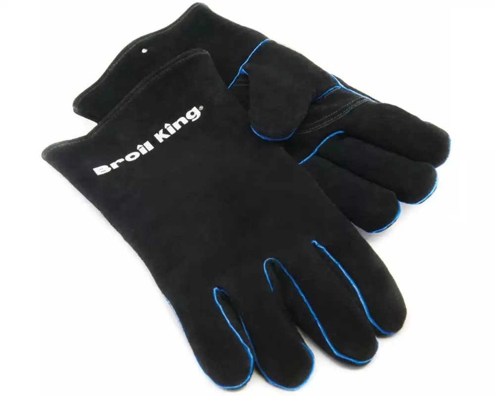 Broil King Grillhandschuh Leder, Schwarz, One Size