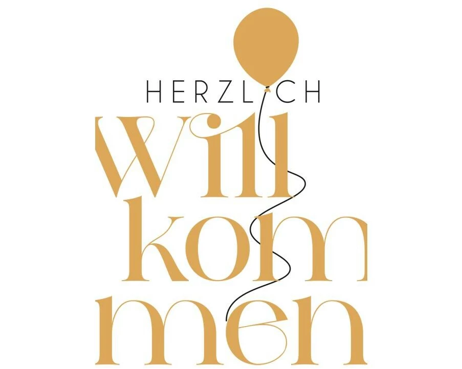 ABC Glückwunschkarte Herzlich Willkommen B6