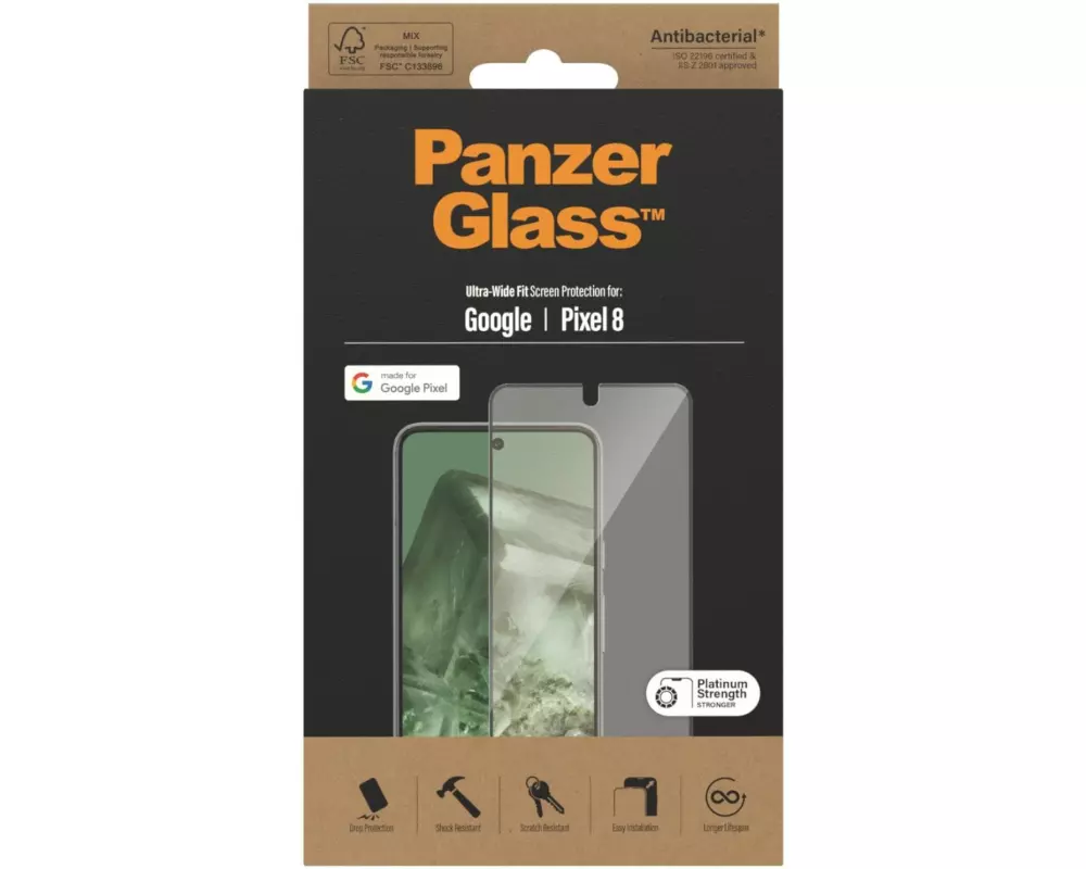 Panzerglass Displayschutz Ultra Wide Fit Pixel 8