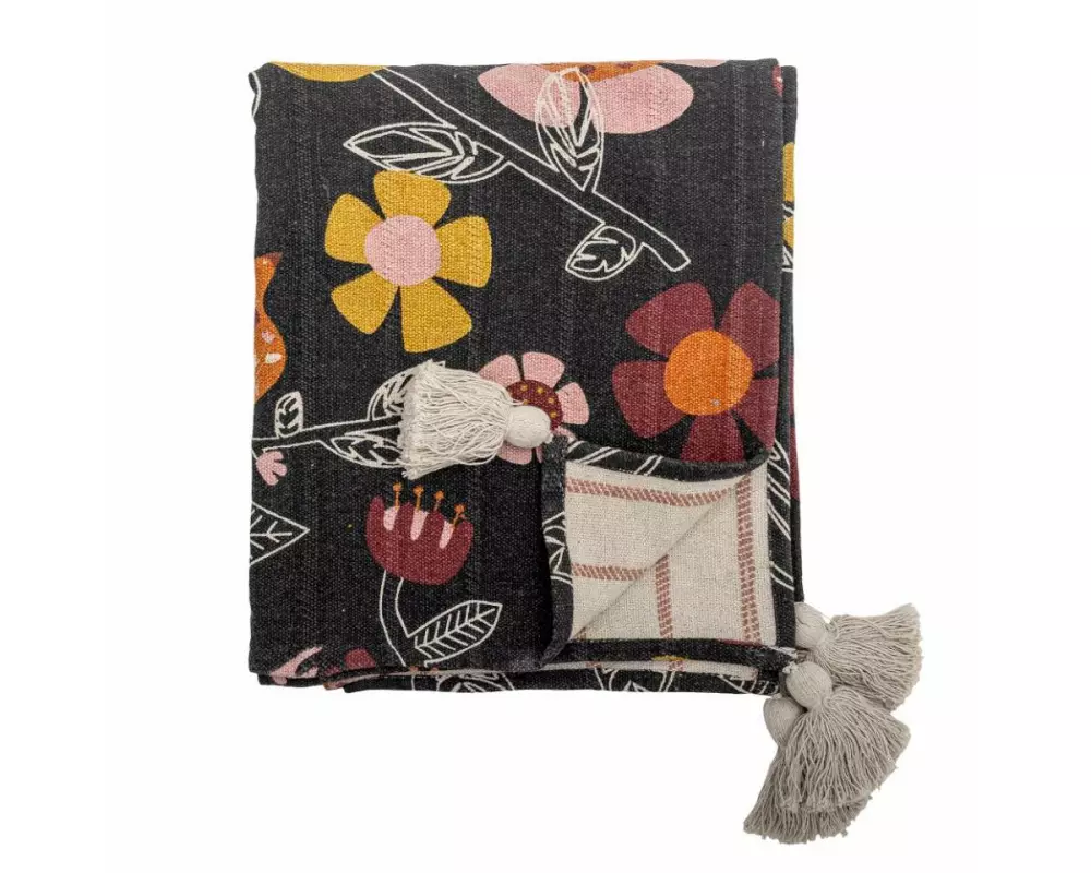 Bloomingville Tagesdecke Vivielle, 160 x 130 cm, Mehrfarbig