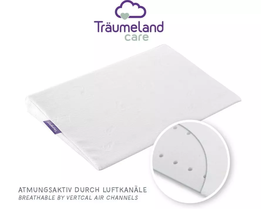 Träumeland Keilkissen Maxi Weiss 35 x 55 cm