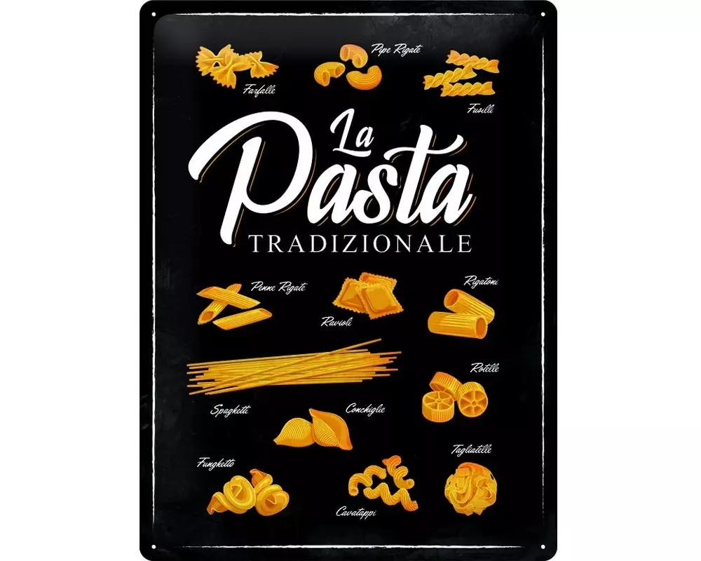 Nostalgic Art Schild Pasta 30 cm x 40 cm, Metall