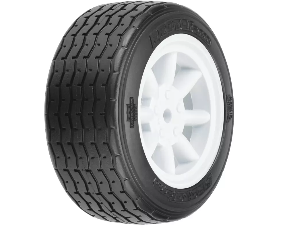 Proline Kompletträder VTA Front, 26 mm, 1:10, Weiss 2 Stück