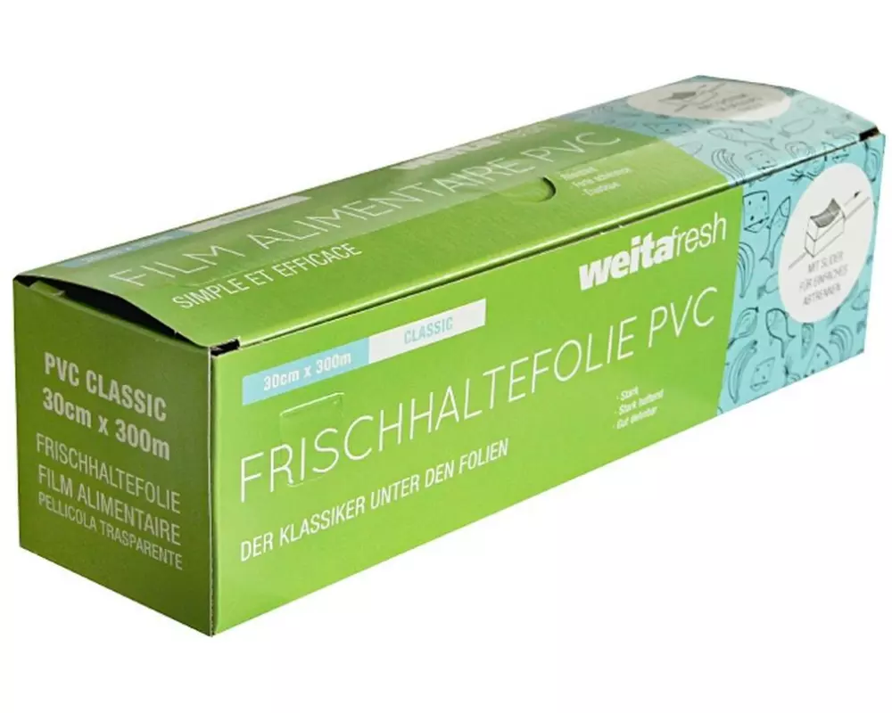 Weita Frischhaltefolie mit Slider 1 Stück, Transparent, 30 cm