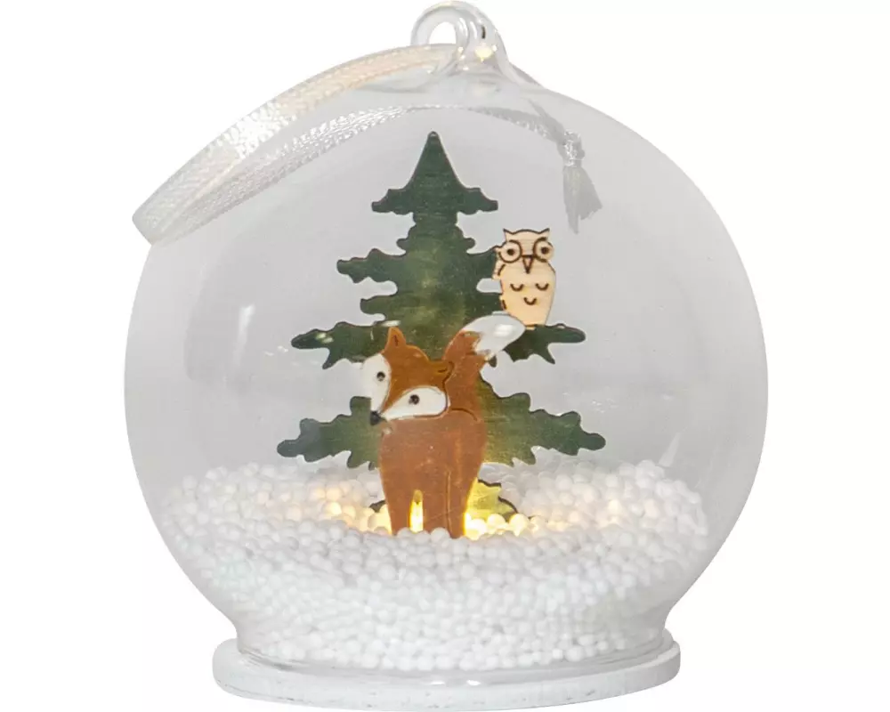 Star Trading Kugel Forest Friends 9 cm, Mehrfarbig