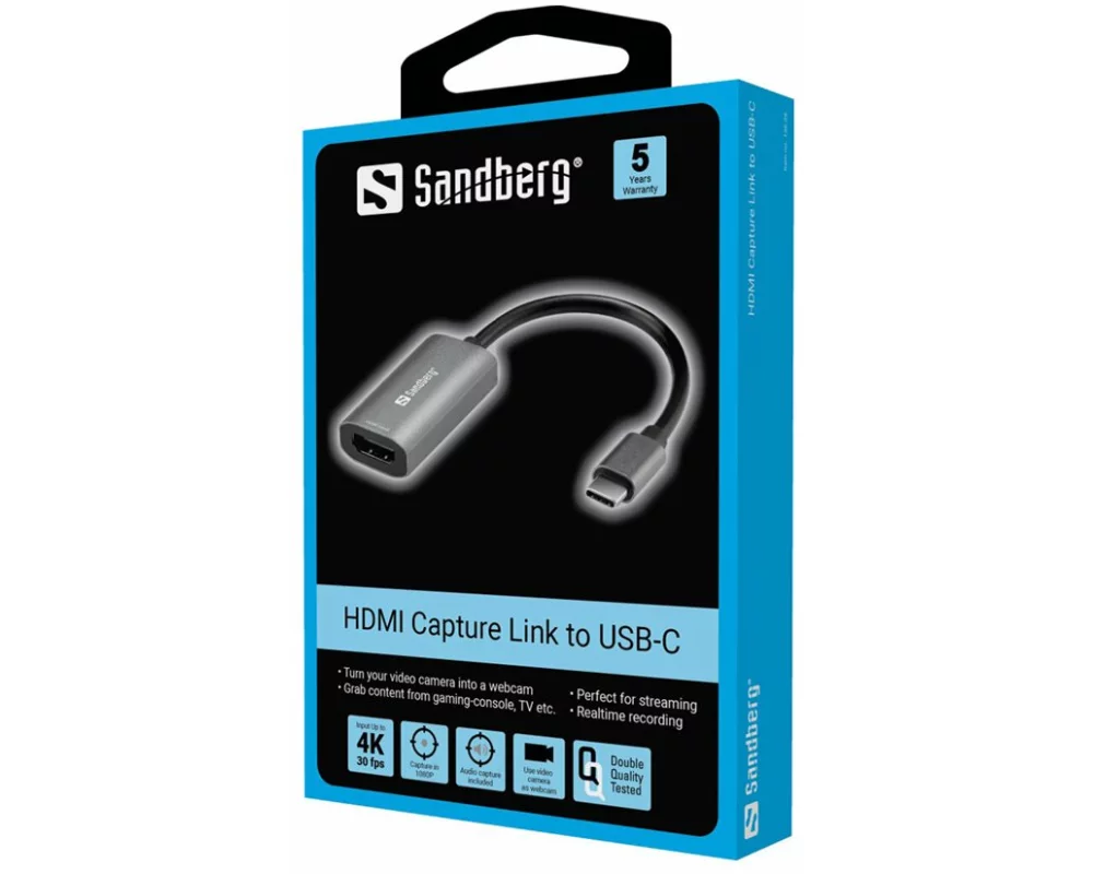 Sandberg HDMI Capture Link to USB-C