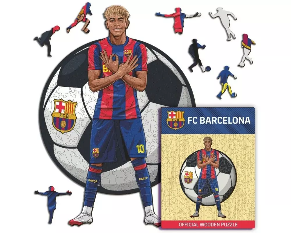 Iconic Puzzle Holz-Puzzle Lamine Yamal Pose S, 150 Teile