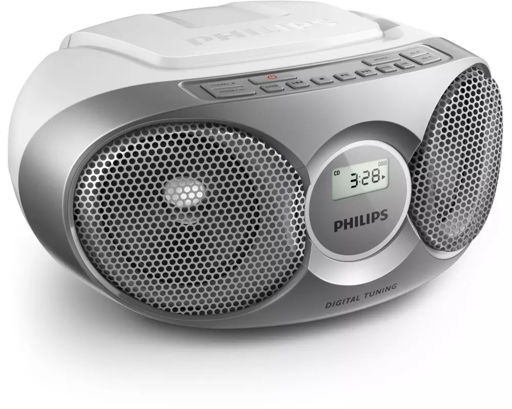 Philips Radio/CD-Player AZ215 Silber