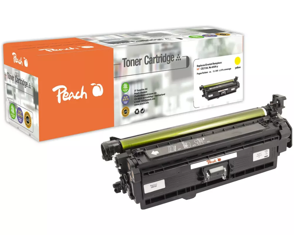 Peach Toner HP Nr. 650A (CE272A) Yellow