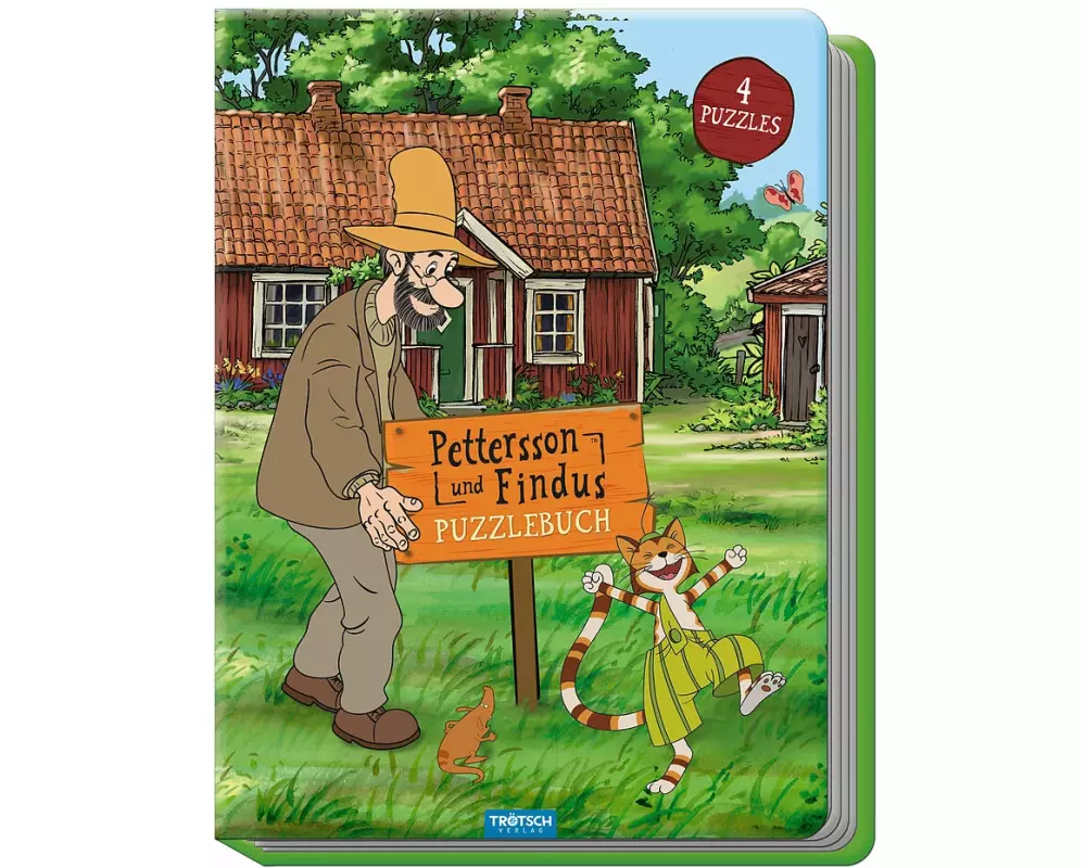 Trötsch Pettersson und Findus Puzzlebuch