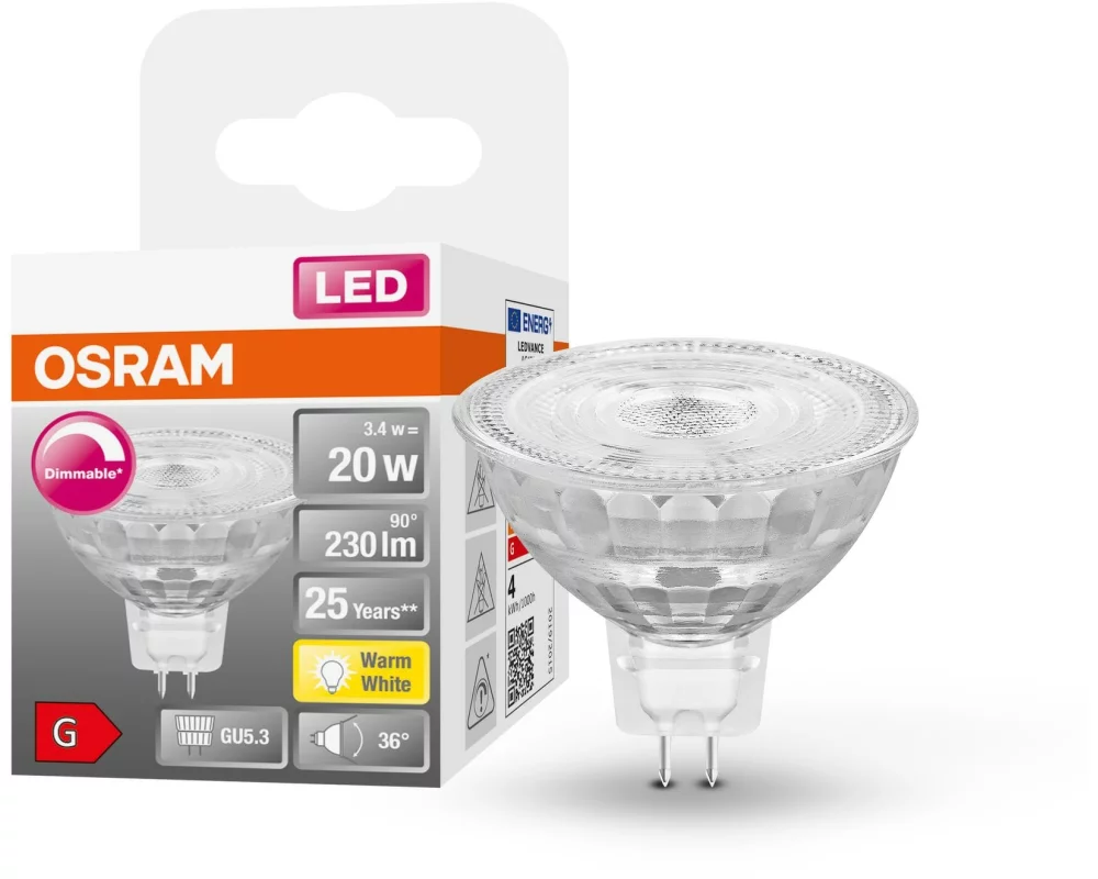 OSRAM Lampe LED Superstar DIM Warmweiss (WW)