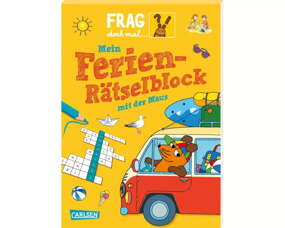 Frag doch mal ... die Maus: Mein Ferien-Rätselblock mit der Maus