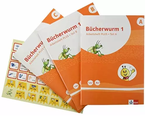 Bücherwurm Fibel. Arbeitsheft PLUS Druckschrift mit Schreibtabelle Klasse 1