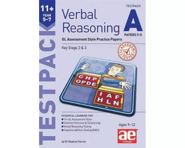 11+ Verbal Reasoning Year 5-7 GL & Other Styles Testpack A Papers 5-8