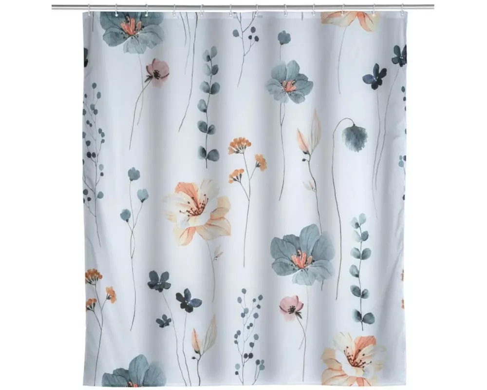 Wenko Duschvorhang Kalami 180 x 200 cm, Mehrfarbig