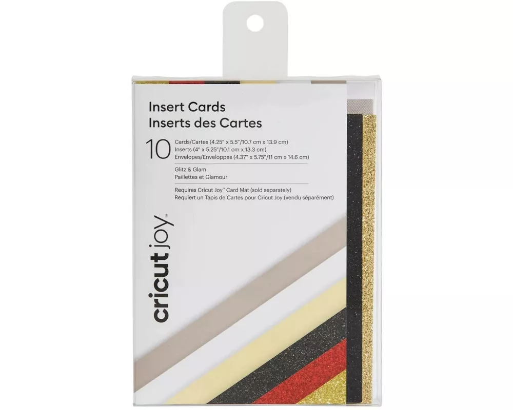 Cricut Blankokarte Joy 10.7 x 13.9 cm, Glitz and Glam