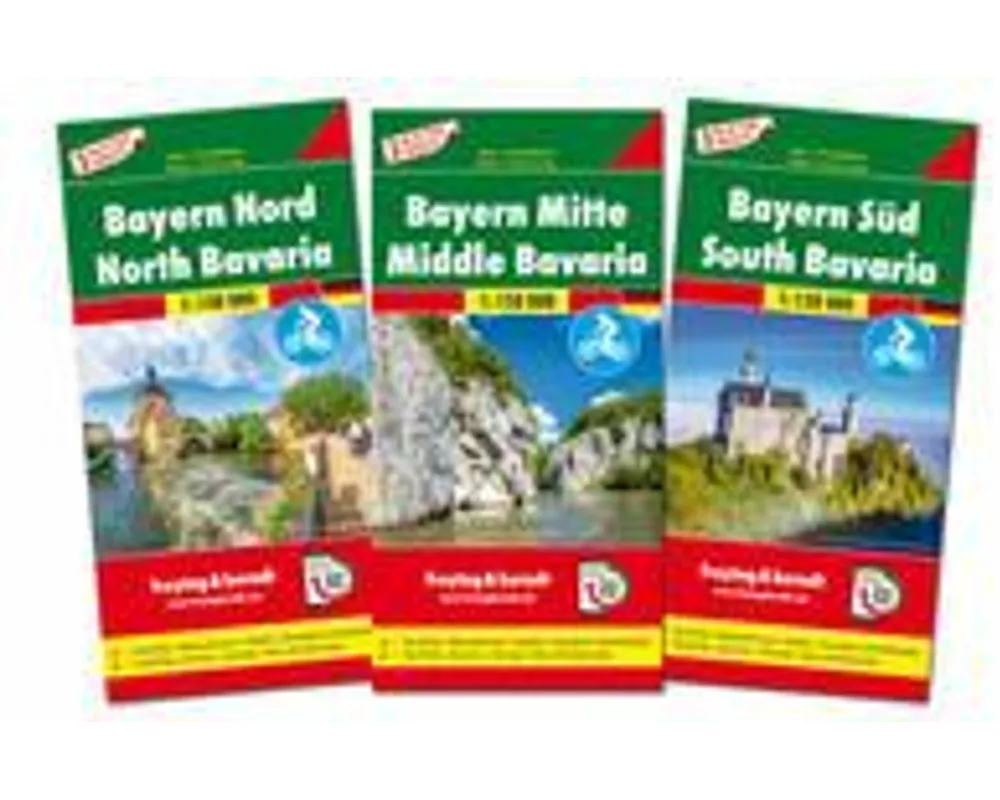 Bayern, Autokarten Set 1:150.000, freytag & berndt