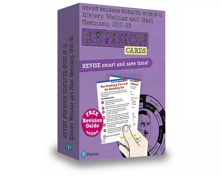 Pearson REVISE Edexcel GCSE History Weimar and Nazi Germany Revision Cards