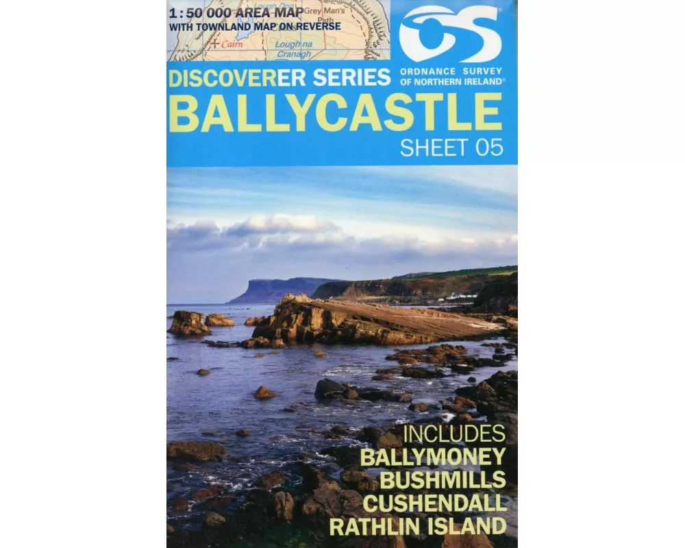 OSNI Discoverer Series 1:50,000 - Sheet 05 Ballycastle